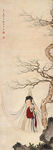 窗前仕女图