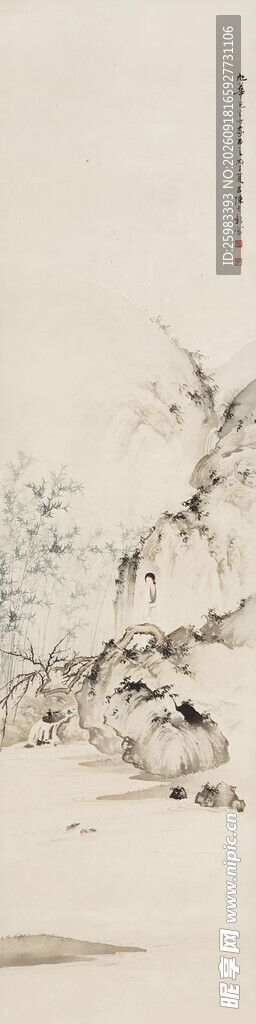游山仕女图