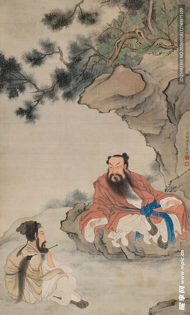 八仙论道图