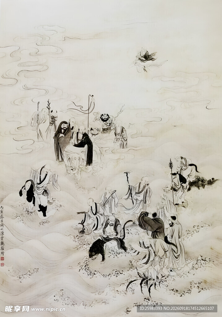 八仙图