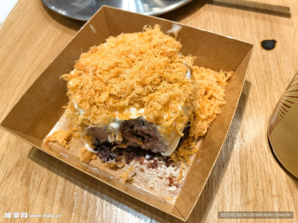 美味肉松小贝糕点