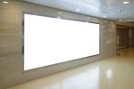 室内空白大屏幕展示空间