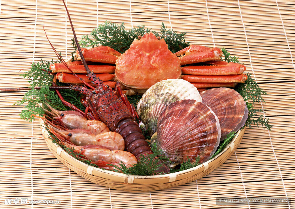 海鲜拼盘多样美味佳肴