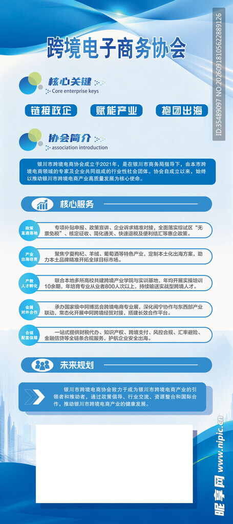电子商务协会宣传展架