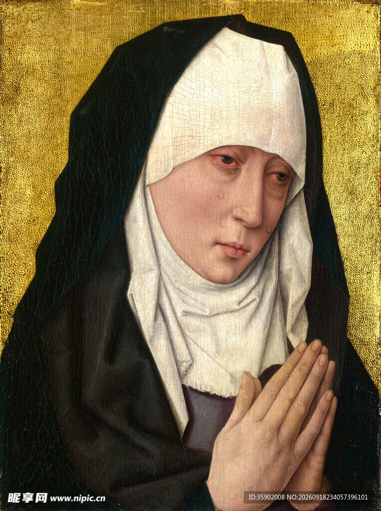祈祷的修女
