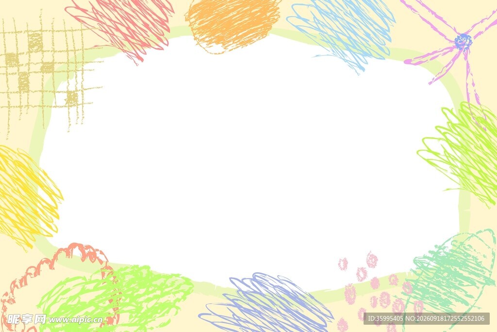手绘涂鸦边框