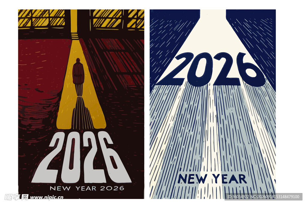 2026新年主题海报设计