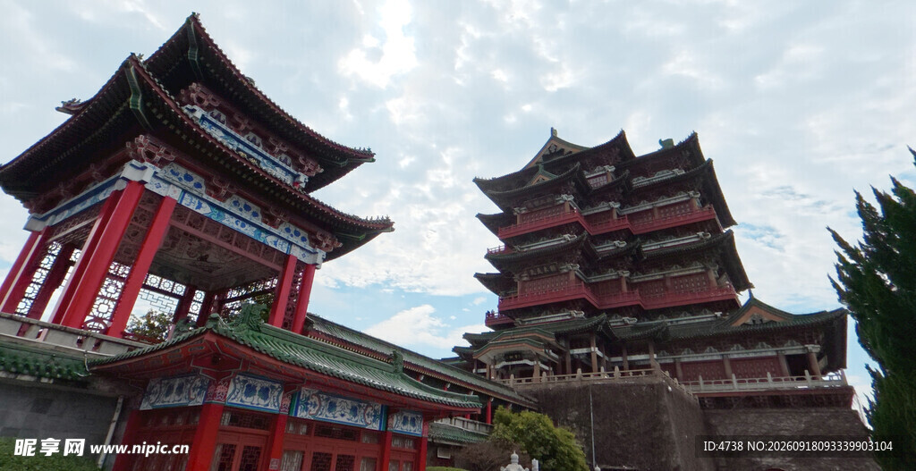 腾王阁建筑 