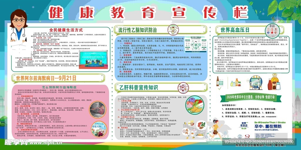 健康教育宣传栏