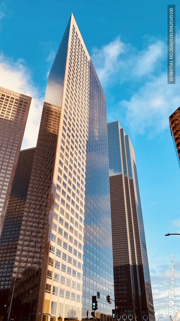 都市摩天大楼景观