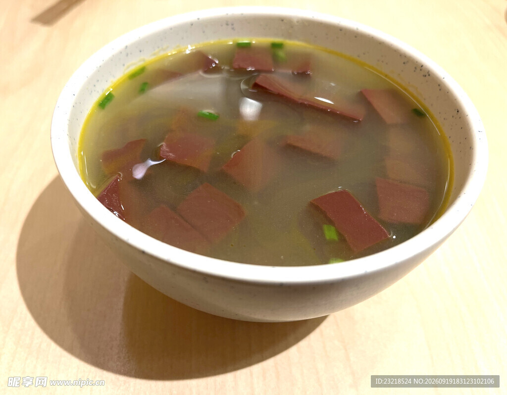 鸭血汤