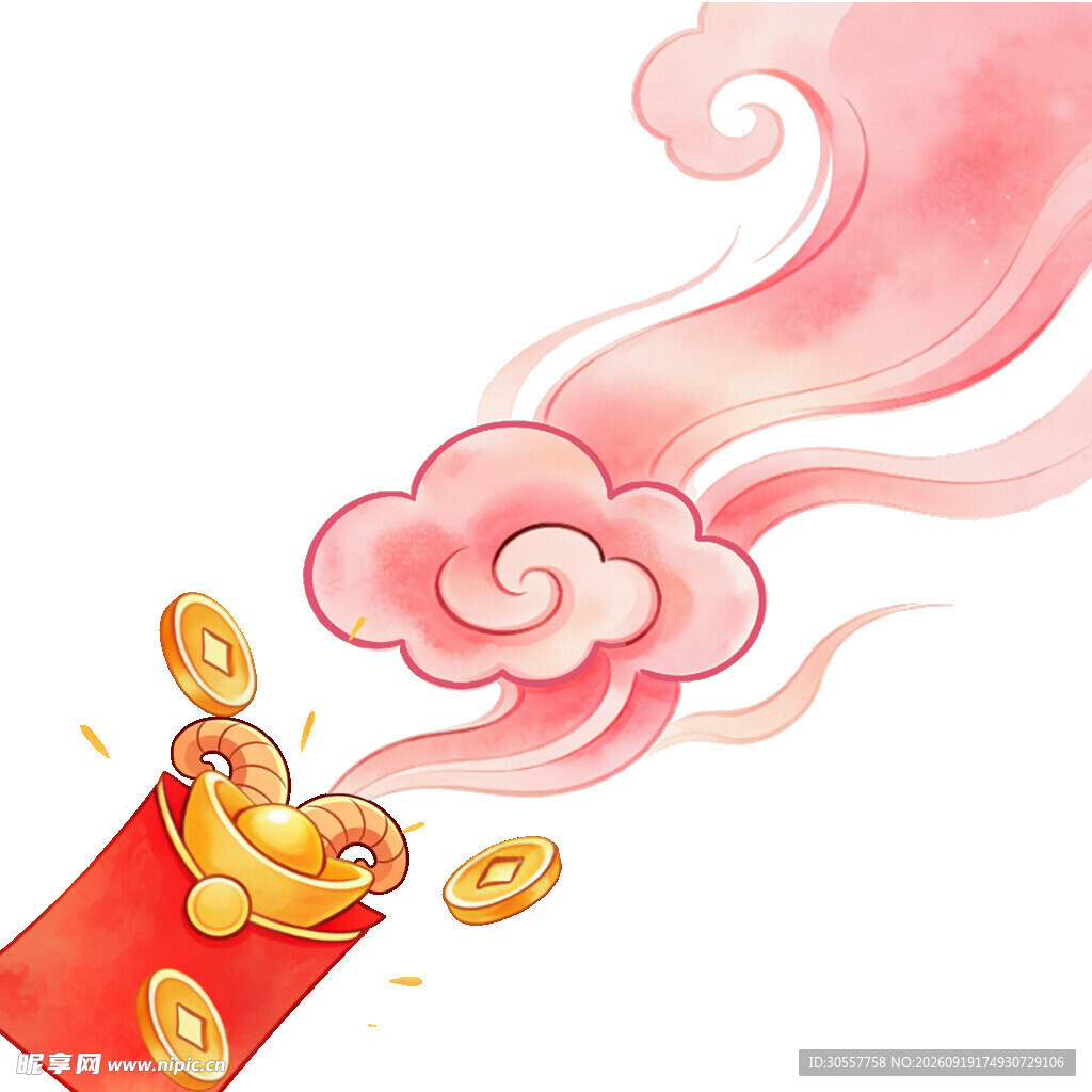 红包飘出金元宝