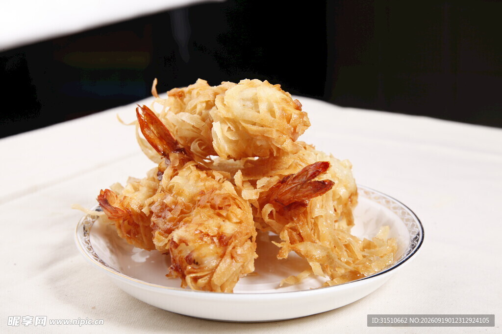 酥脆炸虾球