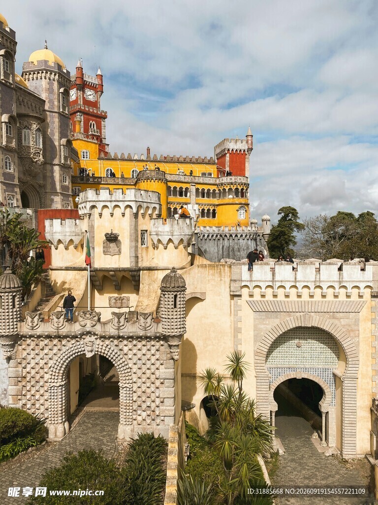 辛特拉佩纳宫建筑景观