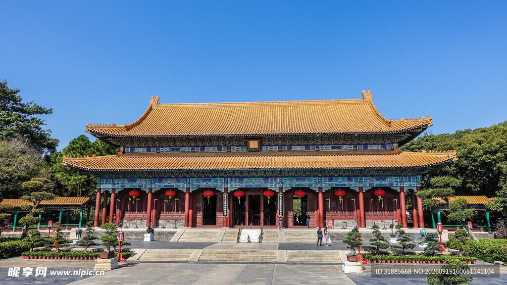 故宫中式古建筑景观