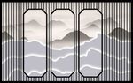 水墨山水风景插画