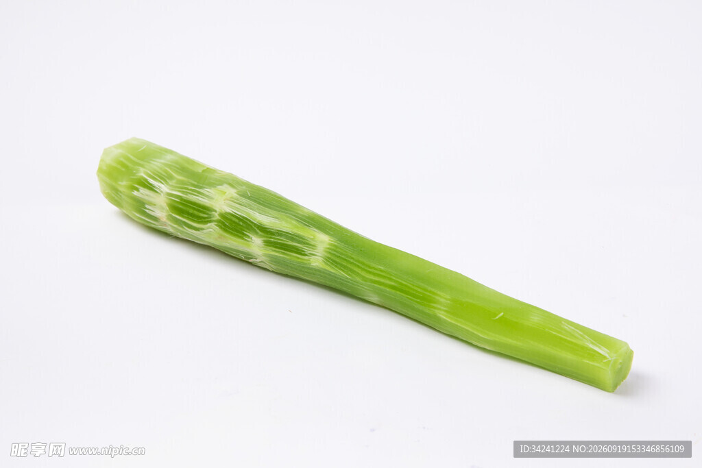 鲜绿莴笋茎