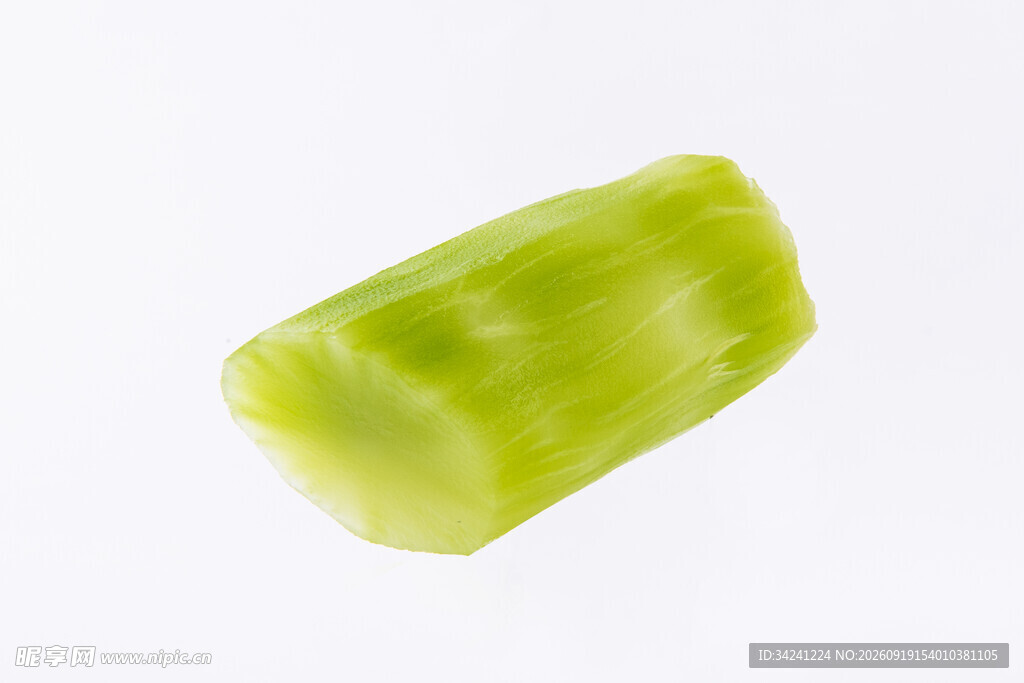 鲜绿色莴笋段