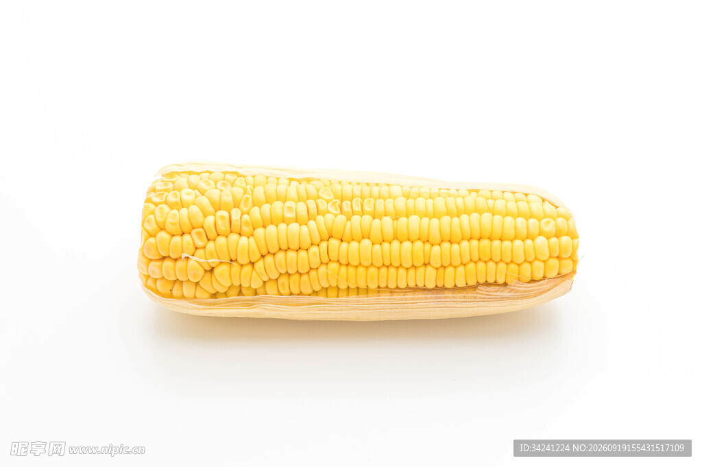 金黄鲜嫩玉米棒