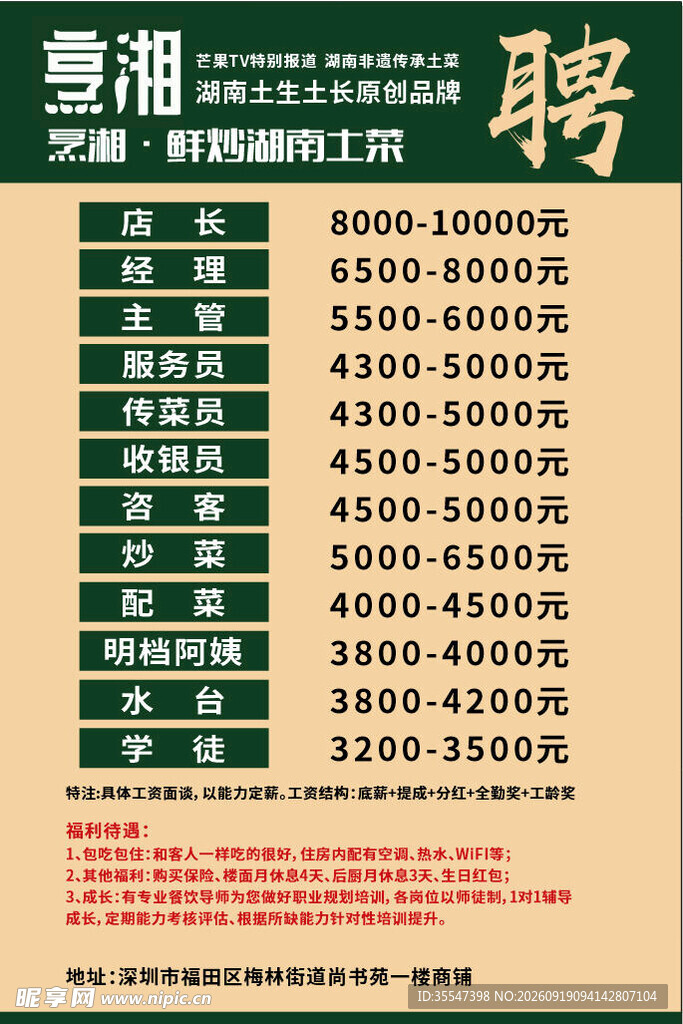 招聘海报