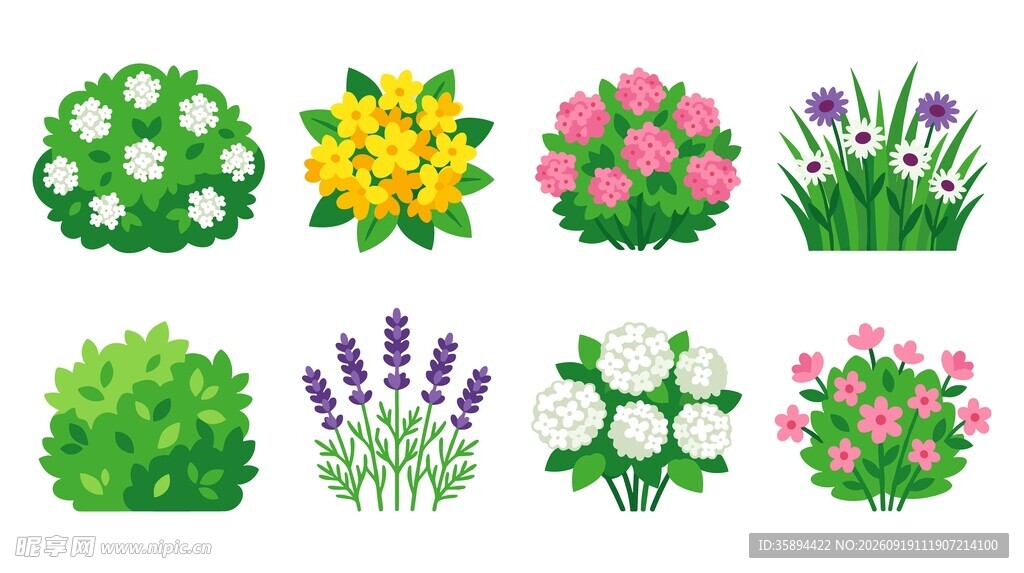 卡通花草合集