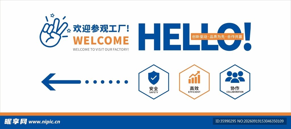 工厂目视化欢迎文化墙