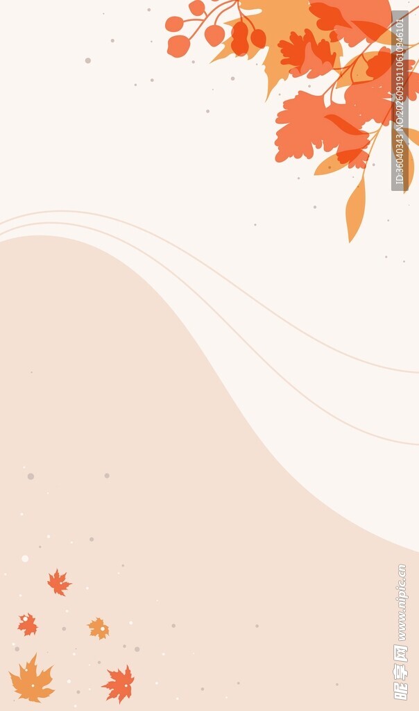 秋日枫叶背景