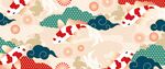 锦鲤国风插画
