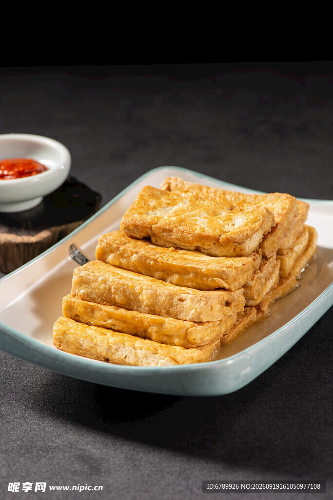美味香煎豆腐