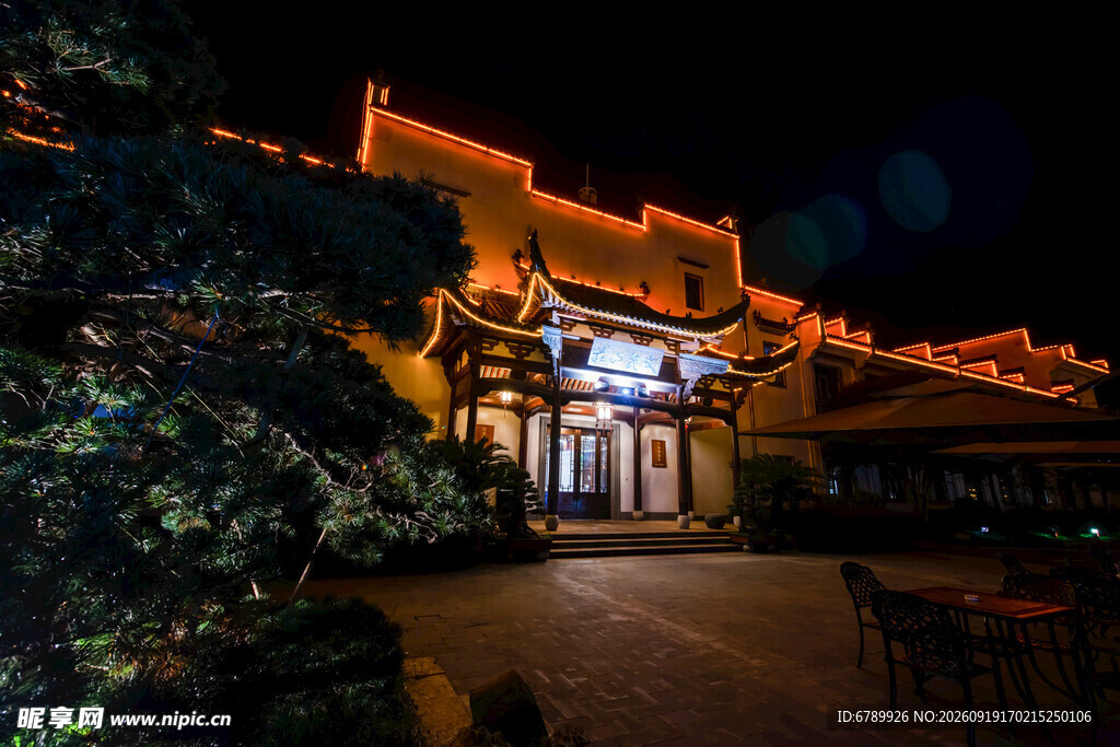 古建夜景