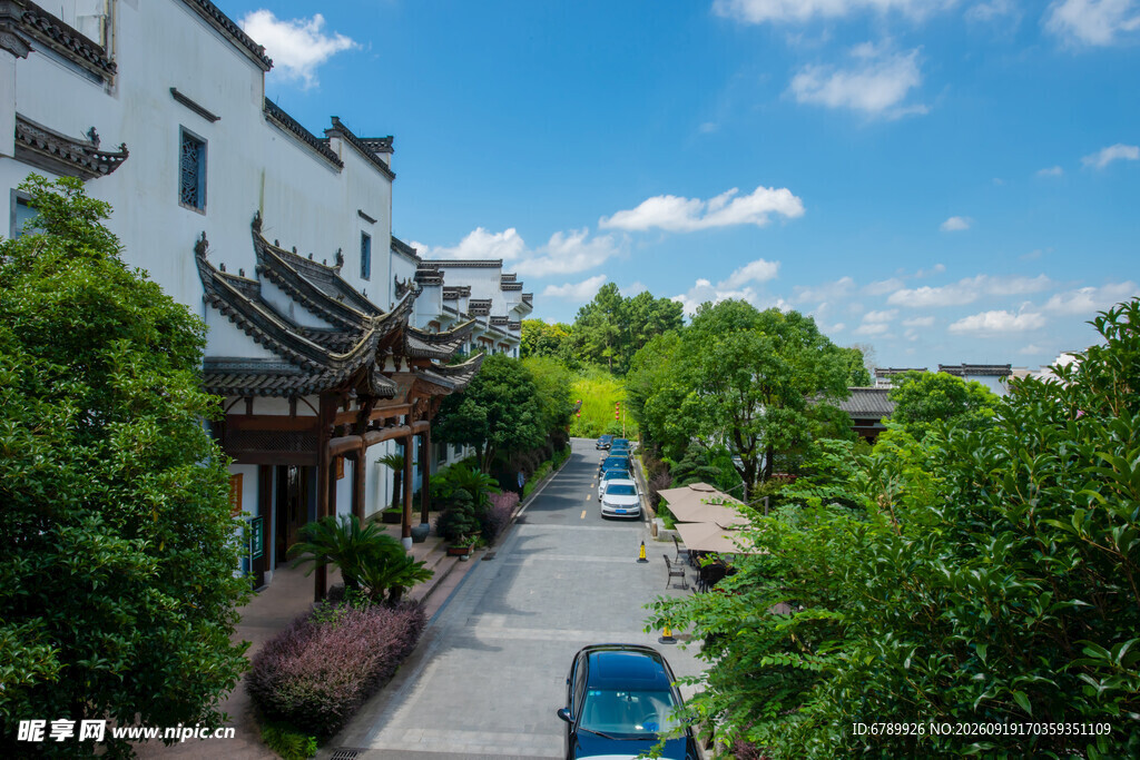 江南水乡街道风景
