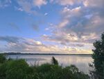 海滨黄昏美景