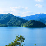 湖光山色美景