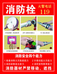消防栓使用教程海报
