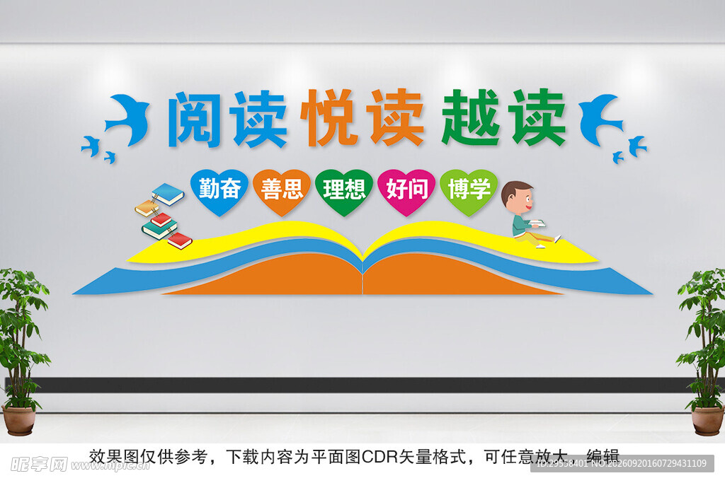 图书室文化墙