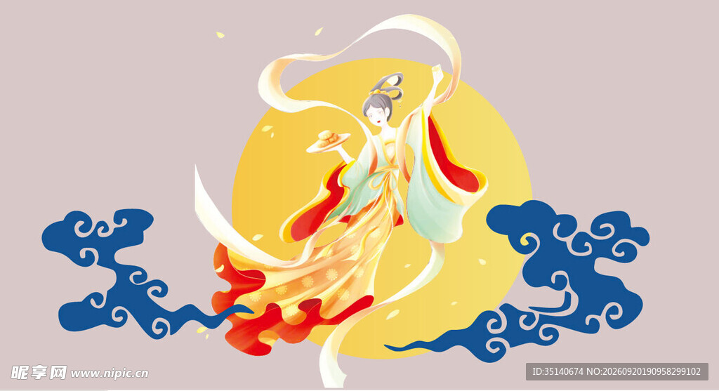 嫦娥飞天神女