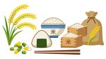 稻米食材素材