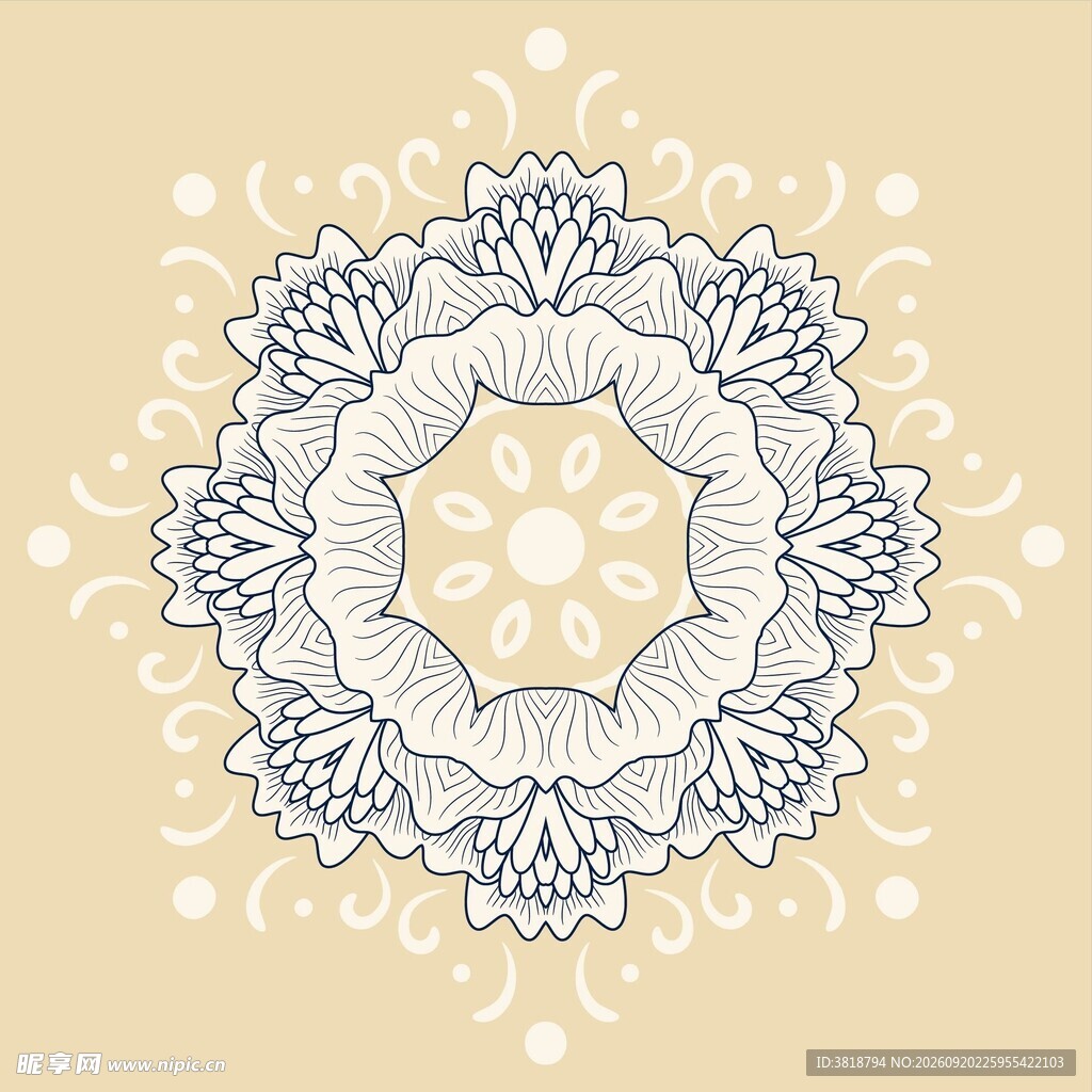欧式花纹  