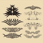 欧式花纹