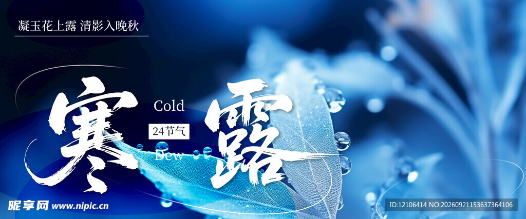 寒露节气海报