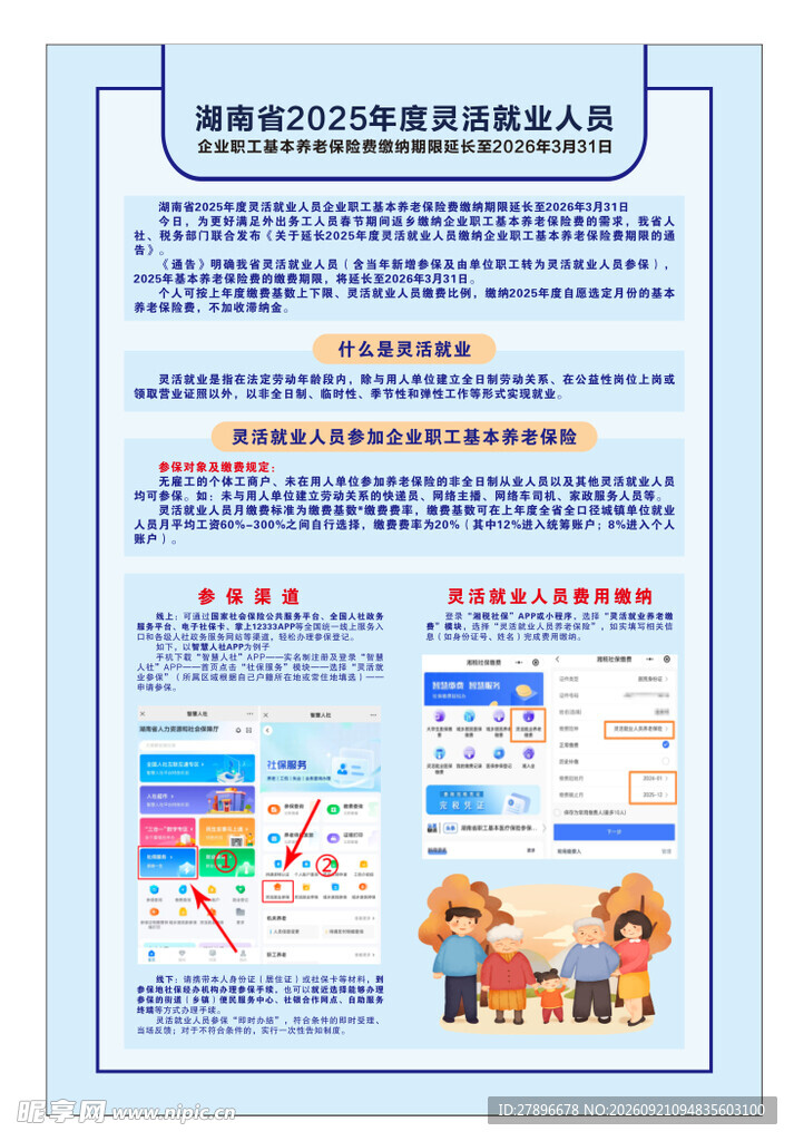 灵活就业人员基本养老保险政策