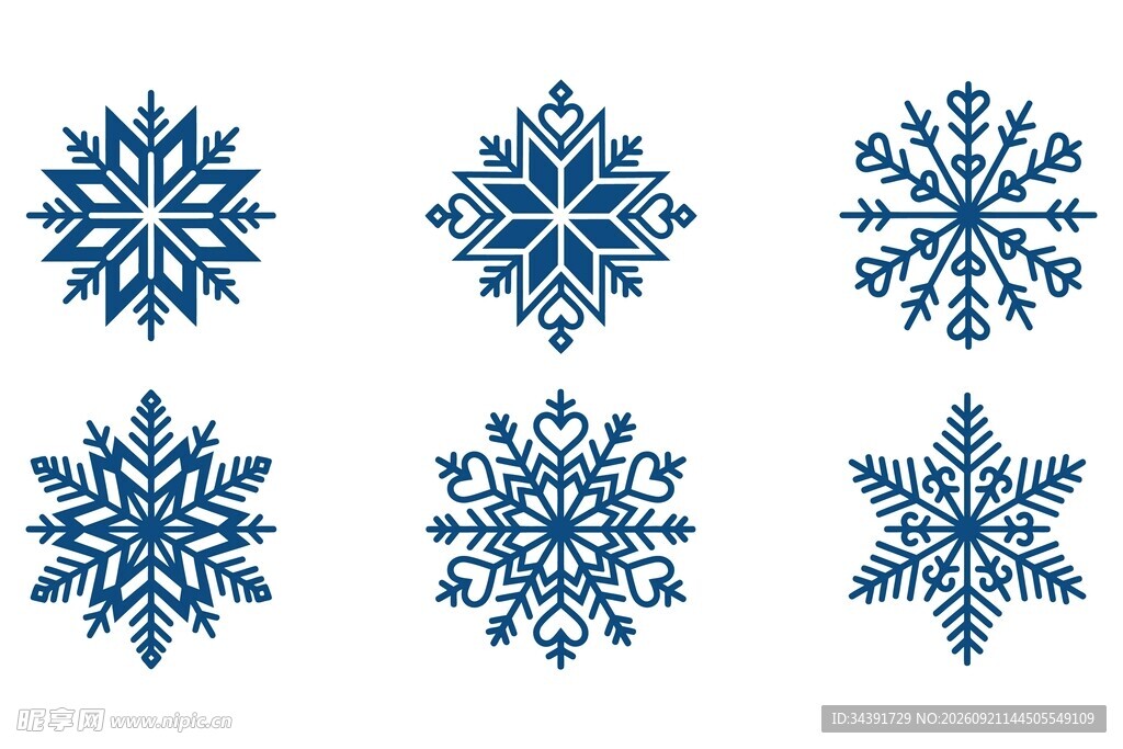 雪花图案素材