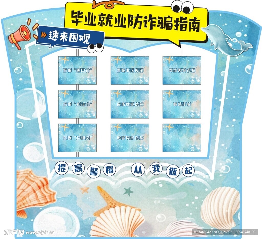 毕业就业方向指南展板