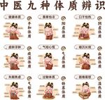 中医九种体质辨识