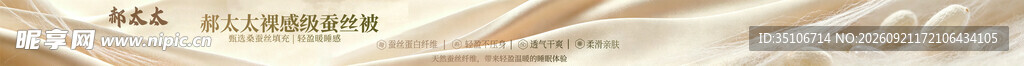 蚕丝被海报