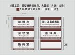 中医院科室牌
