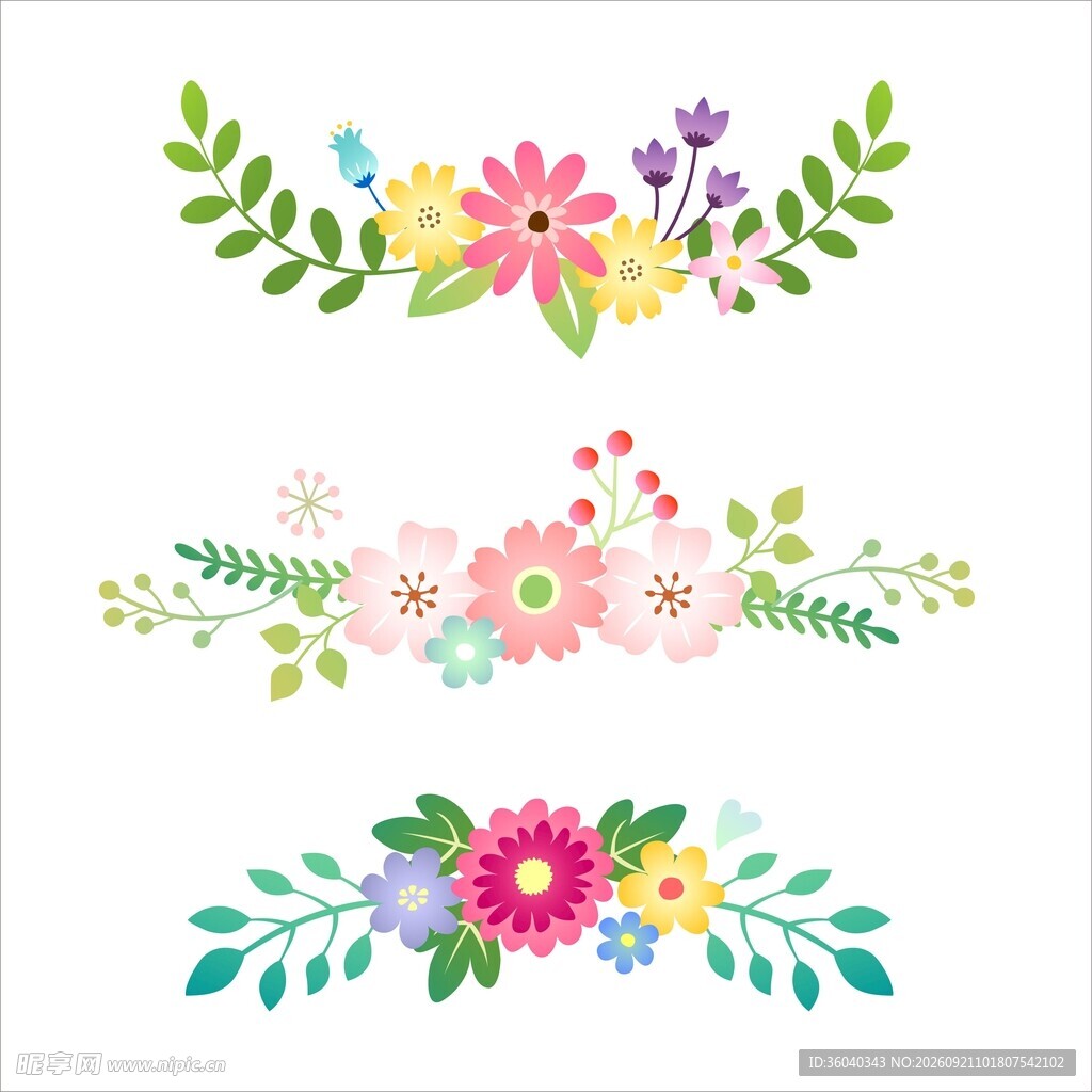 清新花卉装饰