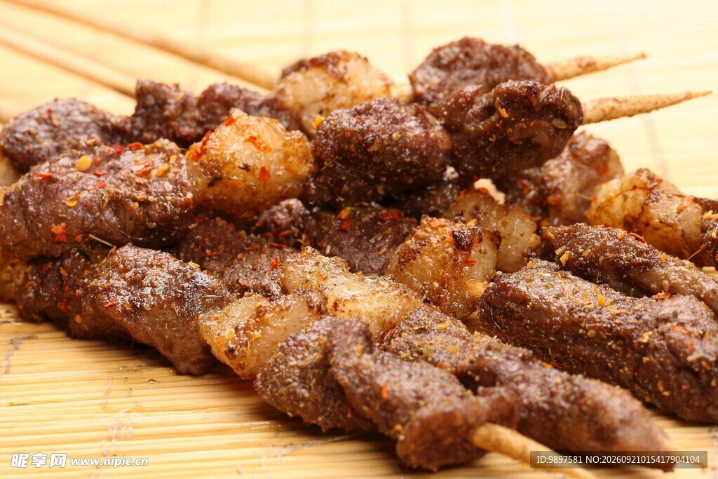 美味烤羊肉串