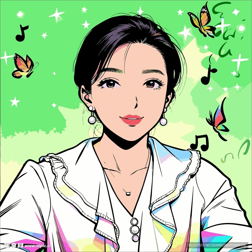 女孩插画