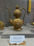 龙纹葫芦式金执壶